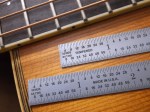 64THS RULER ON GUITAR